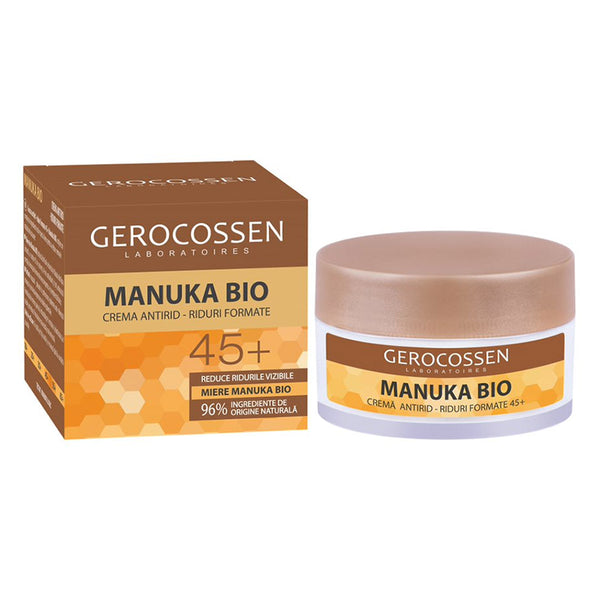 Crema antirid - riduri formate 45+ Manuka Bio 50 ml, Gerocossen