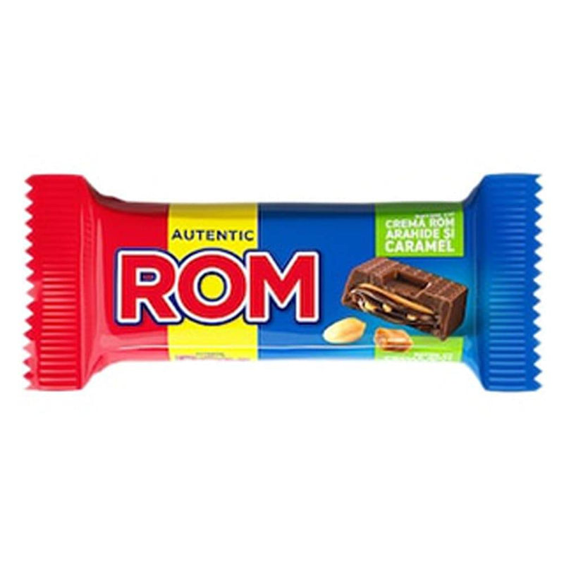 Rom - baton cu crema rom, arahide si caramel